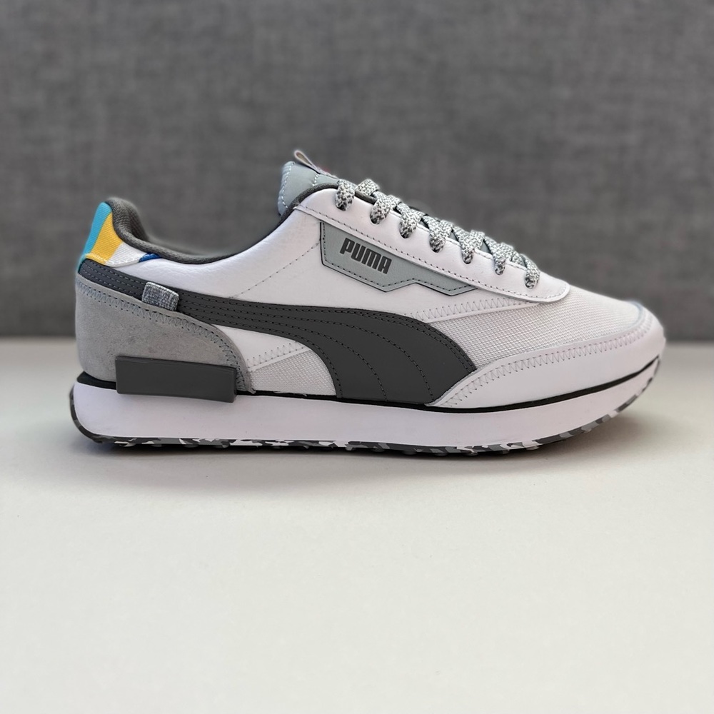Puma Future Rider White Noise Size US 12 Mens Shoes Sneakers Brand New No Box